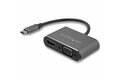 slide {0} of {1}, zoom in, USB C to VGA and HDMI Adapter - Aluminum - USB-C Multiport (CDP2HDVGA)