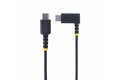 folie 2 von 6, vergrößern, 15 cm usb-c ladekabel mit winkelstecker und 60w pd 3a - robustes schnellladekabel mit aramidfaser - usb-c auf usb-c kabel - usb 2.0 typ-c kabel für handy, tablet (r2ccr-15c-usb-cable)