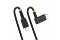 folie 5 von 6, vergrößern, 15 cm usb-c ladekabel mit winkelstecker und 60w pd 3a - robustes schnellladekabel mit aramidfaser - usb-c auf usb-c kabel - usb 2.0 typ-c kabel für handy, tablet (r2ccr-15c-usb-cable)