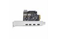 folie 3 von 8, vergrößern, 5-port usb-c pcie karte, usb 3.2 10gbps, 4x usb-c/1x usb-a
