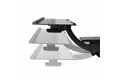 folie 7 von 11, vergrößern, tastaturablage - höhenverstellbare tastatur und mausablage, 25 x 66 cm - ergonomische schreibtisch/computer tastaturablage mit mauspad & handgelenkauflage - kipp/drehfunktion (kbtrayadj2)