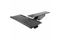 folie 1 von 11, vergrößern, tastaturablage - höhenverstellbare tastatur und mausablage, 25 x 66 cm - ergonomische schreibtisch/computer tastaturablage mit mauspad & handgelenkauflage - kipp/drehfunktion (kbtrayadj2)