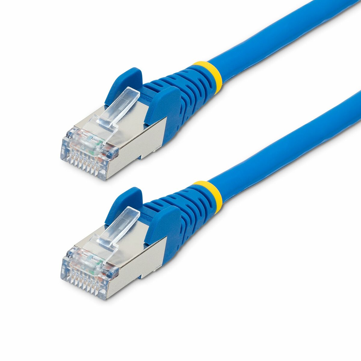 folie 1 von 5, vergrößern, 3 m cat6a kabel - lszh-raucharm, halogenfrei - 10 gigabit rj45 lan kabel - sftp patchkabel - blau - cat6a verlegekabel - abgeschirmtes netzwerkkabel/ethernet kabel (nlbl-3m-cat6a-patch)