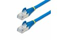 folie 1 von 5, vergrößern, 3 m cat6a kabel - lszh-raucharm, halogenfrei - 10 gigabit rj45 lan kabel - sftp patchkabel - blau - cat6a verlegekabel - abgeschirmtes netzwerkkabel/ethernet kabel (nlbl-3m-cat6a-patch)