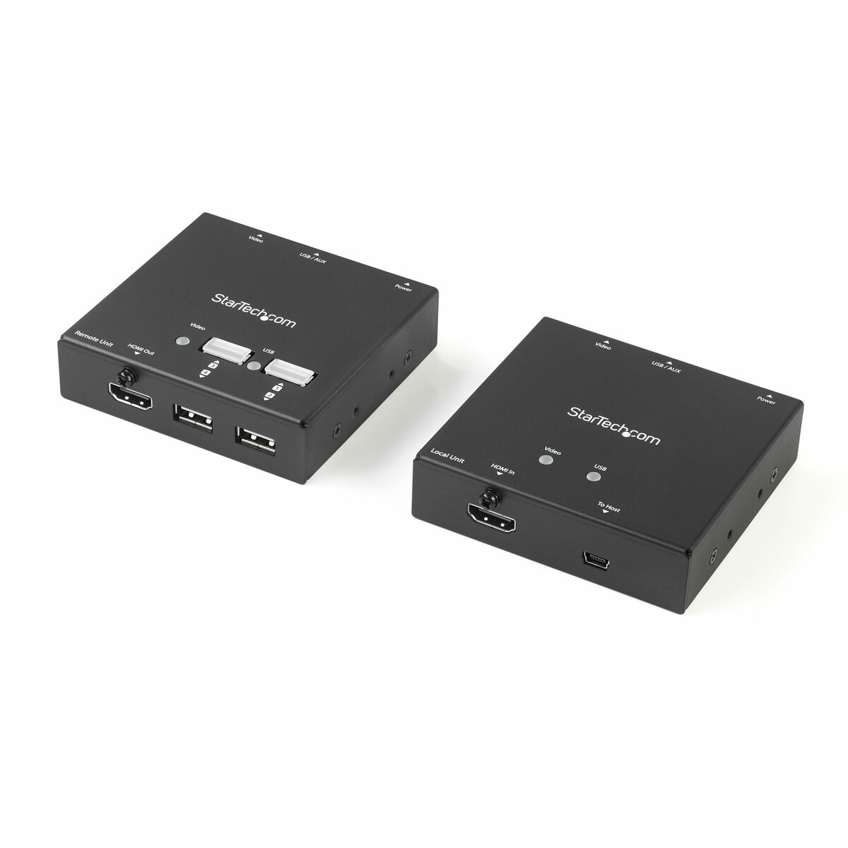 folie 1 von 5, vergrößern, hdmi über cat6 extender mit 4 port usb - hdmi over cat5 oder cat 6 - 1080p - 50m (st121usbhd)