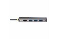 folie 3 von 12, vergrößern, usb c multiport adapter, 4k 60hz hdmi anschluss, 5gbit/s usb-a hub, usb c auf hdmi, 100w pd, gbe, sd/microsd, 30cm kabel, reiseadapter, thunderbolt 3 dockingstation (115b-usbc-multiport)