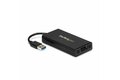 folie 1 von 4, vergrößern, usb 3.0 auf displayport adapter - 4k 30hz ultra hd - displaylink zertifiziert - usb typ-a zu dp adapter konverter für monitor - externe video & grafikkarte - mac & windows (usb32dp4k)