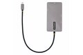 folie 6 von 7, vergrößern, usb c multiport adapter, usb c auf dual hdmi video, 4k 60hz, 5gbit/s usb-a hub, 100w pd pass-through/gbe/sd-microsd kartenleser, reiseadapter/laptop dockingstation (120b-usbc-multiport)