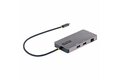 folie 2 von 7, vergrößern, usb c multiport adapter, usb c auf dual hdmi video, 4k 60hz, 5gbit/s usb-a hub, 100w pd pass-through/gbe/sd-microsd kartenleser, reiseadapter/laptop dockingstation (120b-usbc-multiport)