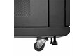 slide {0} of {1}, zoom in, 12U Server Rack Cabinet, 4-Post Adjustable Depth (2" to 30")Network Equipment Rack Enclosure w/Casters/Cable Management/1U Shelf/Locking Doors and Side Panels - 12U Rack Cabinet (RK1233BKM)