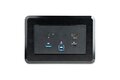 folie 2 von 8, vergrößern, dockingstation für konferenzräume - universelles laptop dock - 4k hdmi, 60w pd, usb hub, gbe, audio in-table connectivity box für huddle/boardroom collaboration space (kitbzdock)