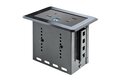 folie 1 von 8, vergrößern, dockingstation für konferenzräume - universelles laptop dock - 4k hdmi, 60w pd, usb hub, gbe, audio in-table connectivity box für huddle/boardroom collaboration space (kitbzdock)