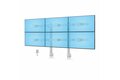 slide {0} of {1}, zoom in, Six-Monitor Desk Mount w/ Crossbar, Up To 32" Screens/17.6lb