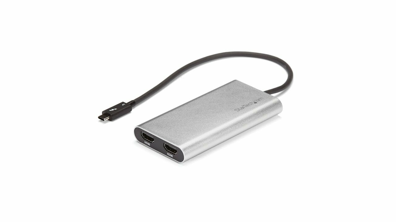 StarTech.com Thunderbolt 3 to Dual HDMI 2.0 Adapter - 4K 60Hz Dual