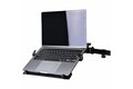 folie 8 von 10, vergrößern, vesa laptop halterung - monitorarm laptop ablage/adapter für notebooks bis 4.5kg - 75x75 & 100x100 vesa muster - laptophalter/ablagefach für monitor- ärme/halterungen (laptop-arm-tray)