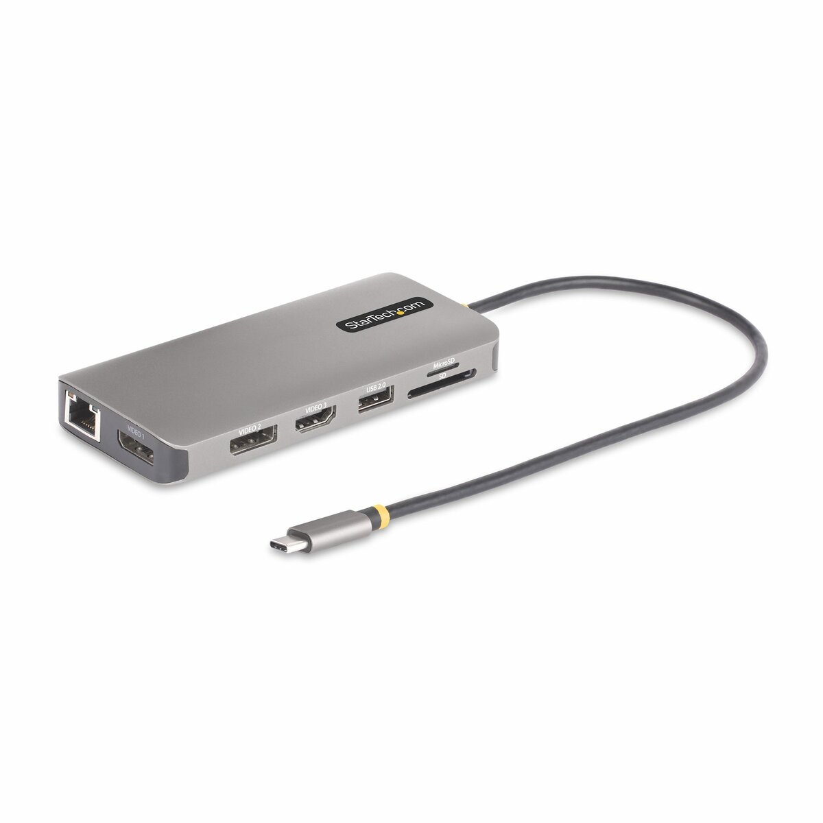 folie 1 von 7, vergrößern, drei monitor usb-c multiport adapter, 4k hdmi & dp, 100w pd