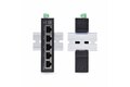 folie 8 von 9, vergrößern, 5-port mini netzwerk switch, din/wandmontage, gb lan switch