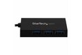 folie 4 von 6, vergrößern, 4 port usb 3.0 hub - usb typ-a hub mit 1x usb-c & 3x usb-a ports (superspeed 5gbit/s) - usb busbetrieben - usb 3.1 gen 1 adapter hub - reise/laptop usb hub (hb30a3a1cfb)