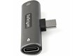 folie 4 von 8, vergrößern, usb-c audio- und ladeadapter - usb-c-audio adapter mit 3,5-mm trrs kopfhörer-/headset buchse und 60w usb typ-c-power delivery pass-through - für usb-c handy/tablet/laptop (cdp235apdm)