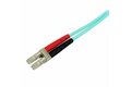 folie 3 von 3, vergrößern, 2 m om3 lwl patchkabel - zipcord multimode-glasfaserkabel lc/upc auf sc/upc - vollduplex 50/125µm sfp/optisches kabel - 100g optical lichtleiterkabel - lszh lichtwellenleiter (a50fblcsc2)