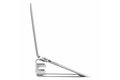 folie 5 von 6, vergrößern, laptop-ständer - 2-in-1-laptopständer oder vertikalständer - ideal für ultrabooks & macbook pro/air - ergonomische, angewinkelte tablethalterung für den schreibtisch - silber, aluminium (ltstnd2in1)
