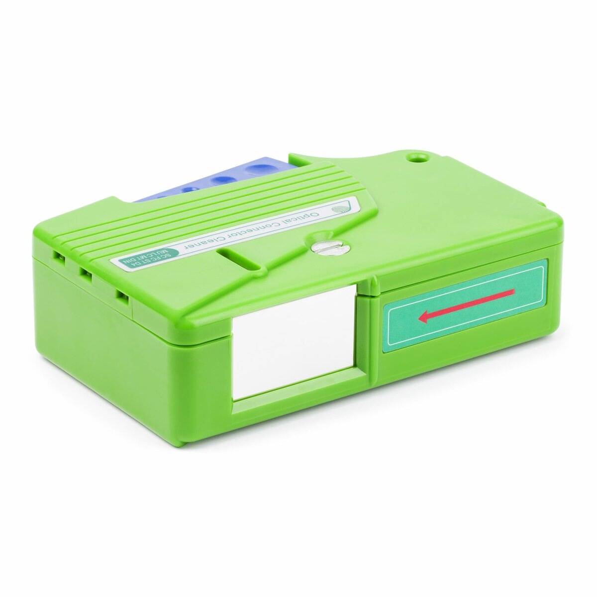 folie 1 von 6, vergrößern, glasfaserreiniger, reinigungskassette für lwl steckverbinder