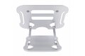 folie 4 von 11, vergrößern, tisch laptopständer - laptoperhöhung aus aluminium, tragbar, faltbar, schwenkbar - tragkraft 10kg - laptophalterung - höhenverstellbarer ergonomischer notebookständer (adj-laptop-riser)