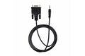folie 5 von 5, vergrößern, 1 m db9 auf 3.5mm serielles kabel für gerätekonfiguration, db9 stecker auf 3.5 mm klinkenstecker rs232 adapter, kalibrierung von projektoren, digital signage, tvs (9m351m-rs232-cable)