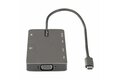 folie 4 von 5, vergrößern, usb c multiport adapter - usb c auf hdmi 4k 30hz/vga reiseadapter/docking station - 5gbit/s usb 3.0 hub (usb a/usb c) - 100w pd - sd/micro sd kartenleser - gbe - 30cm kabel (dkt30chvsdpd)