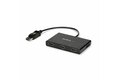folie 1 von 4, vergrößern, 3-port multi-monitor adapter - displayport 1.2 auf 3x hdmi mst hub - drei 1080p hdmi monitore - erweitertes oder gespiegeltes modus - nur windows pcs - dp auf 3x hdmi (mstdp123hd)