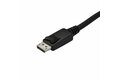folie 4 von 5, vergrößern, 3m usb-c auf displayport 1.2 kabel 4k 60hz - usb-c auf dp adapterkabel/videoadapter - hbr2 - usb-c dp alt mode auf dp monitor videokabel - thunderbolt 3 kompatibel - schwarz (cdp2dpmm3mb)