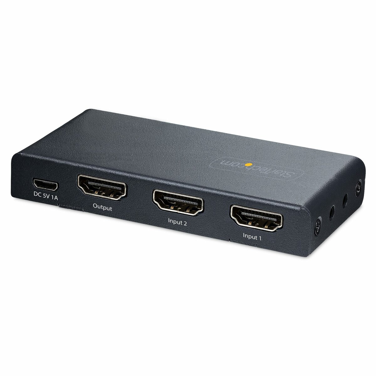 folie 2 von 6, vergrößern, 2-port 8k hdmi switch, hdmi 2.1 switch 4k 120hz/8k 60hz uhd, hdr10+, hdmi switch 2 in 1 out, automatische umschaltung, hdmi umschalter mit netzteil & fernbedienung (2port-hdmi-switch-8k)
