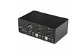 folie 2 von 5, vergrößern, 2 port displayport dual monitor kvm switch - displayport kvm - 4k 60 hz (sv231dpddua2)
