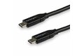 folie 1 von 4, vergrößern, usb-c auf usb-c kabel mit 5a power delivery - st/st - 3m - usb 2.0 - usb-if zertifiziert - usb typ c kabel (usb2c5c3m)