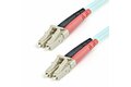 folie 1 von 4, vergrößern, 1 m om3 lwl patchkabel - zipcord multimode-glasfaserkabel lc/upc auf lc/upc - vollduplex 50/125µm sfp/optisches kabel - 100g optical lichtleiterkabel - lszh lichtwellenleiter (a50fblclc1)