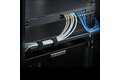 folie 6 von 7, vergrößern, 1he rack kabelführung mit einstellbarer tiefe, kabelführungsbügel für organisiertes 19 zoll rack/serverschrank, horizontale rack kabelmanagement, lacing bar (12s-cable-lacing-bar)
