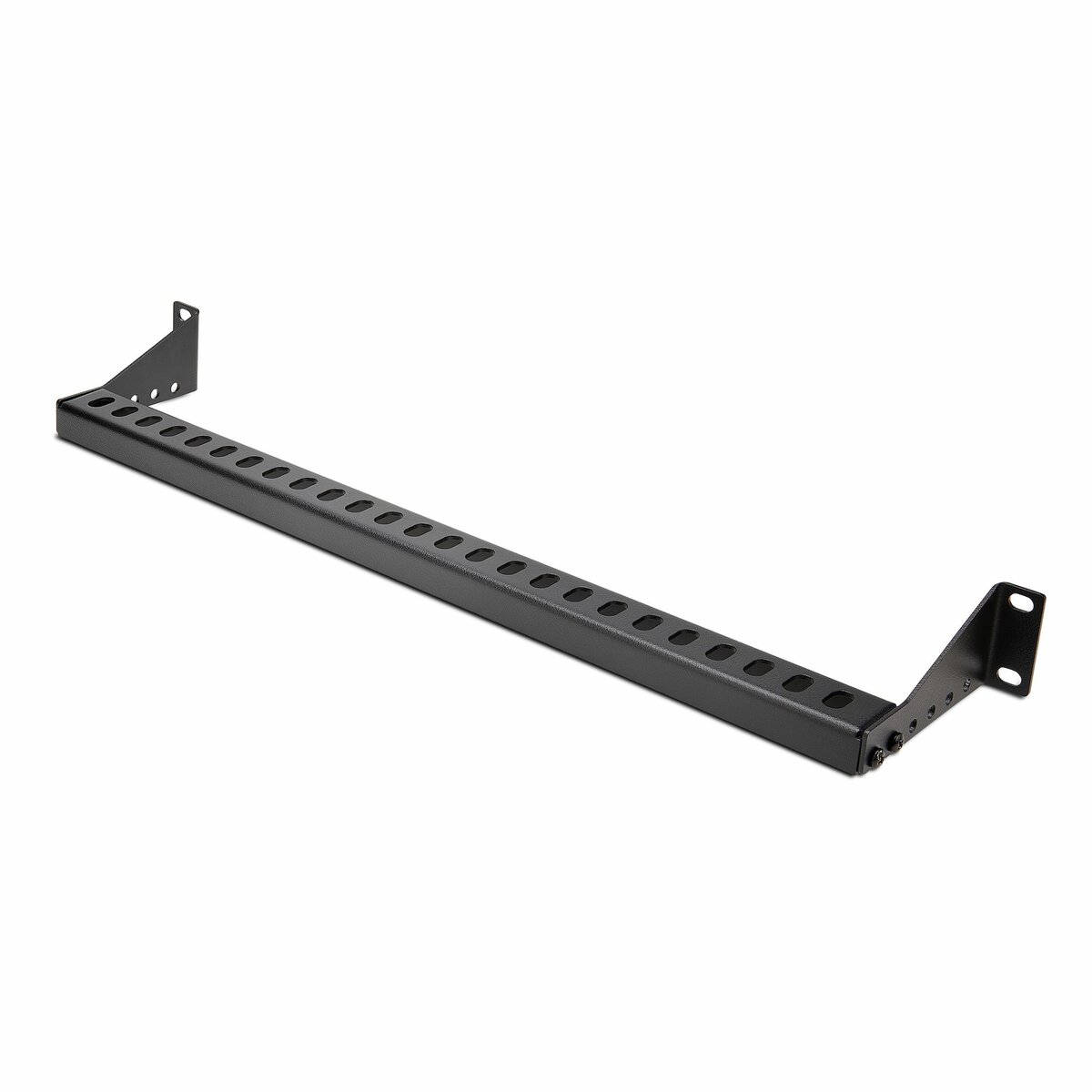 folie 1 von 7, vergrößern, 1he rack kabelführung mit einstellbarer tiefe, kabelführungsbügel für organisiertes 19 zoll rack/serverschrank, horizontale rack kabelmanagement, lacing bar (12s-cable-lacing-bar)