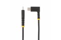 folie 2 von 6, vergrößern, 2 m robustes usb-c auf lightning kabel, usb 2.0 zu lightning winkelstecker, ladekabel und synchronisierung, apple mfi zertifiziertes iphone lightning kabel, abgewinkelt (rusb2cltmm2mr)