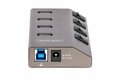 folie 4 von 5, vergrößern, 4-port usb 3.0 hub mit netzteil und individuellen ein/aus schaltern, usb-c/a 3.1 auf 4x usb-a, 5gbit/s usb splitter/verteiler mit eigener stromversorgung (5g4aibs-usb-hub-eu)