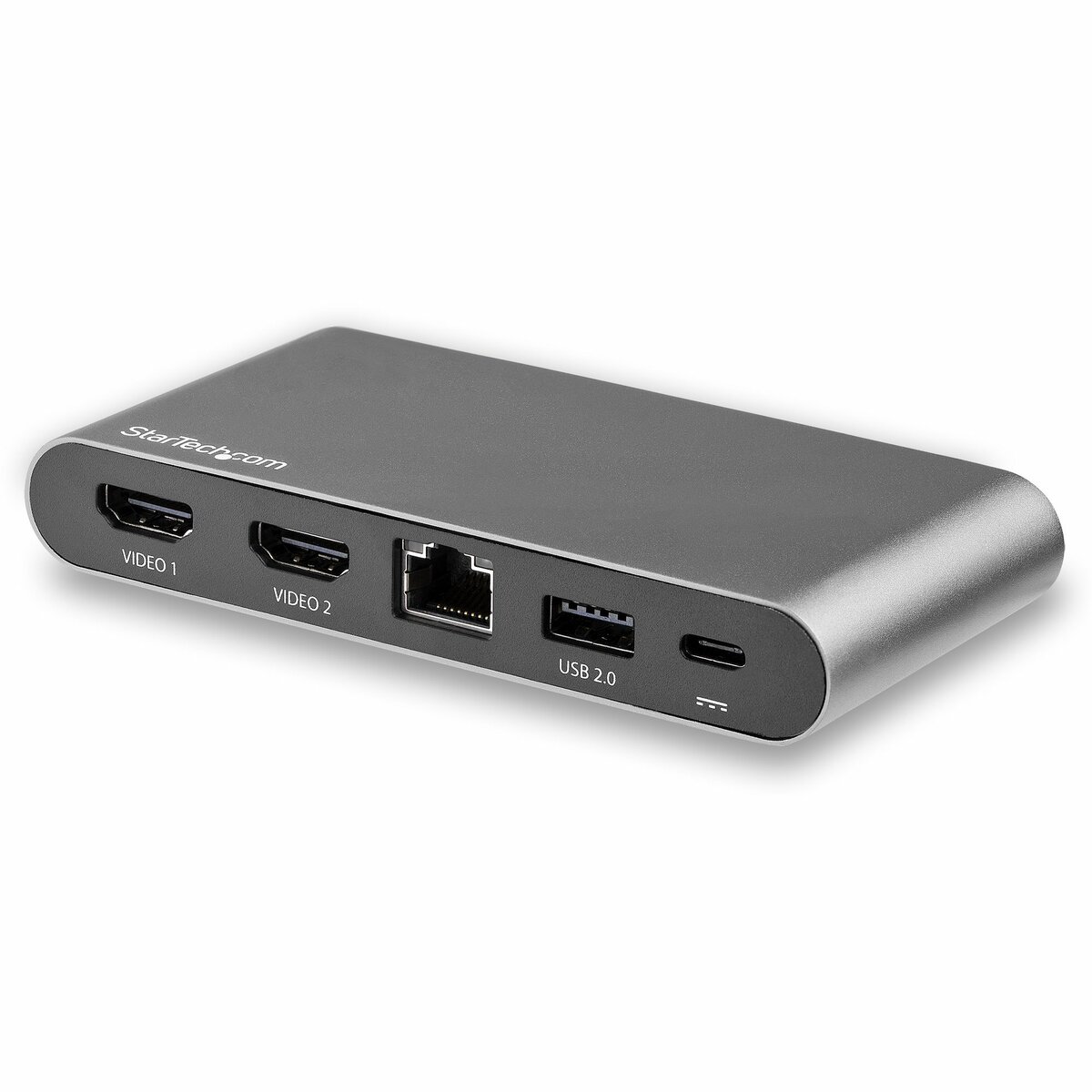 Portable USB-C® Multiport Adapter, 2x USB-C, USB-A, HDMI, VGA