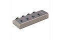 folie 2 von 5, vergrößern, 4-port usb 3.0 hub mit netzteil und individuellen ein/aus schaltern, usb-c/a 3.1 auf 4x usb-a, 5gbit/s usb splitter/verteiler mit eigener stromversorgung (5g4aibs-usb-hub-eu)