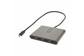 folie 1 von 3, vergrößern, usb-c auf 4x hdmi adapter - externe video- und grafikkarte - usb type-c auf quad hdmi display adapter dongle - 1080p 60hz - multi monitor splitter - windows (usbc2hd4)