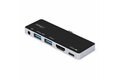 folie 1 von 5, vergrößern, usb-c digital av-multiport-adapter - usb-c auf 4k 60hz hdmi 2.0, usb-c power delivery 100w pass-through, 3-port usb 3.0 hub - usb-c mini dock - portable usb typ-c travel dock (dkt30ichpd)
