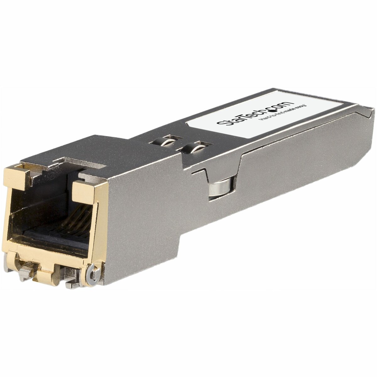 folie 1 von 3, vergrößern, transceiver modul (sfp+ module, 100/1000/10000base-tx hp kompatibel, kupfer, rj-45 kupfer mit ddm) (jl563a-st)