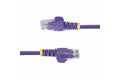 slide {0} of {1}, zoom in, 25cm Purple Slim CAT6 Cable