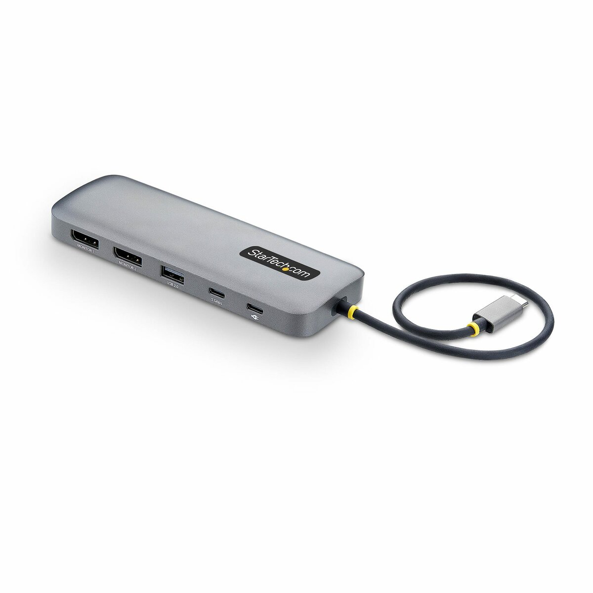 folie 1 von 7, vergrößern, usb-c zu dual dp multiport hub