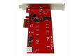folie 4 von 4, vergrößern, 2x m.2 sata ssd schnittstellenkarte - pcie - pci express m.2 sata iii controller - ngff karte (pex2m2)