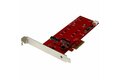 folie 1 von 4, vergrößern, 2x m.2 sata ssd schnittstellenkarte - pcie - pci express m.2 sata iii controller - ngff karte (pex2m2)