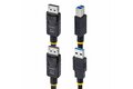 folie 2 von 4, vergrößern, 3m displayport und usb 5gbps kvm kabel, 4k 60hz