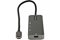 folie 3 von 3, vergrößern, usb-c multiport adapter - usb-c auf hdmi 2.0b 4k 60hz (hdr10), 100w power delivery pass-through, 4-port usb 3.0 hub - usb type-c mini dock - 30cm langes kabel (dkt30chpd3)